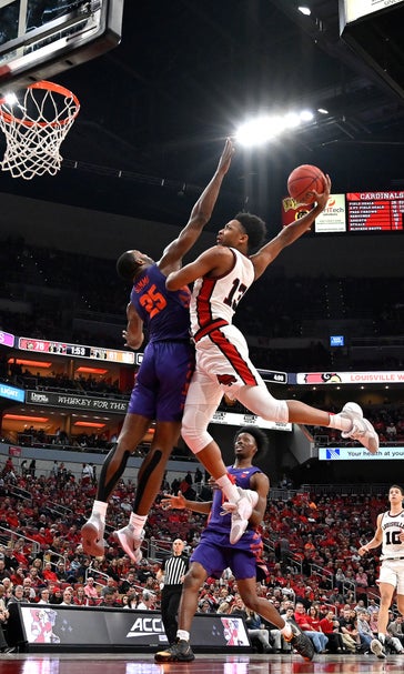 No. 6 Louisville rolls Clemson 80-62 for 6th straight win